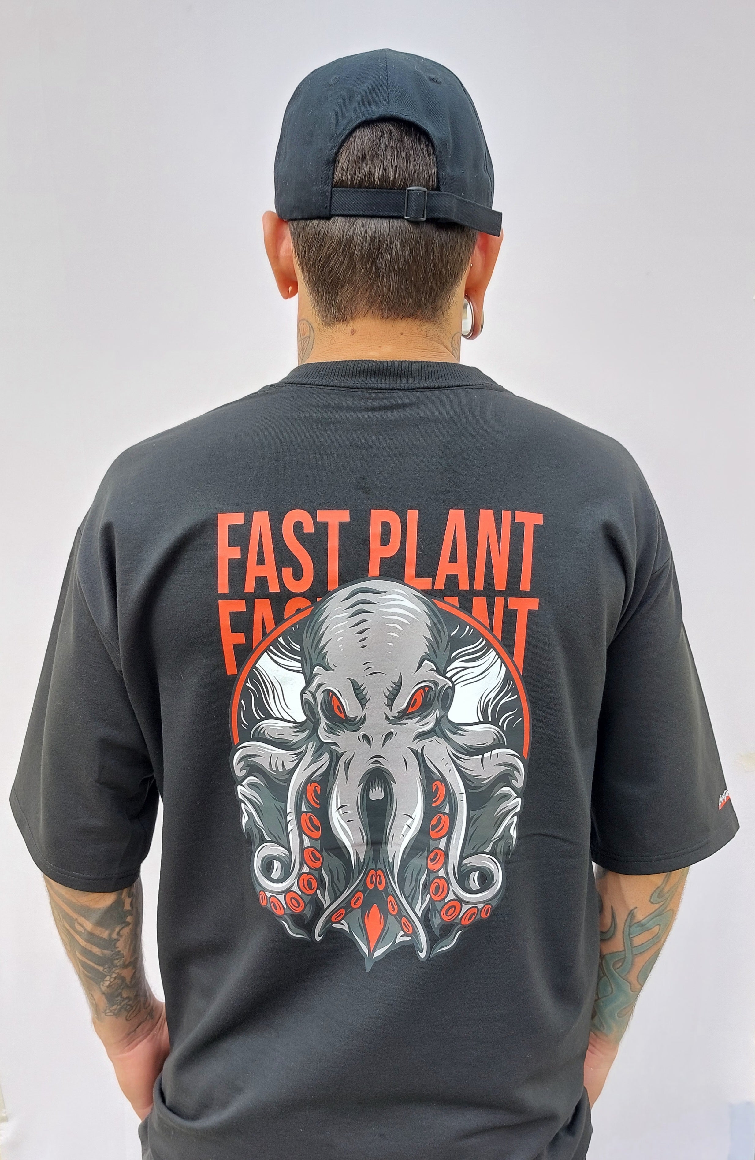Camiseta oversized Premium Fast Plant Polvo