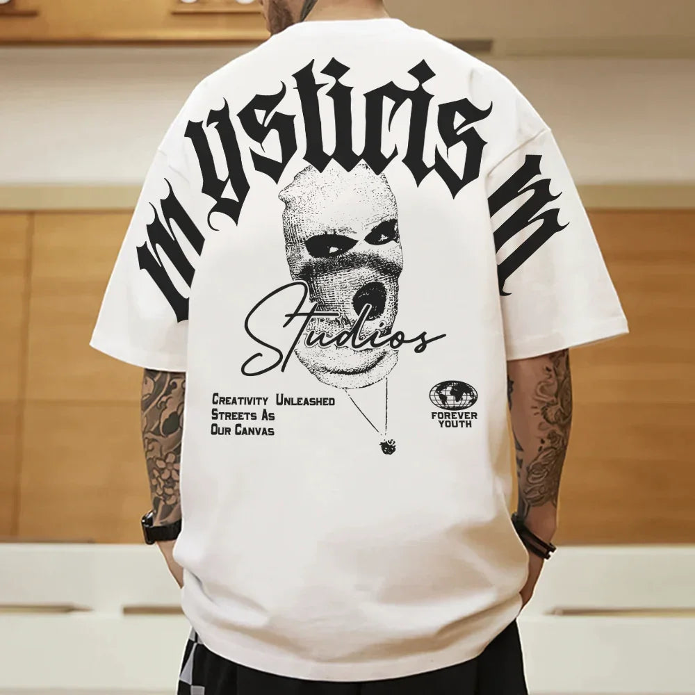 Camiseta Oversized Ombro á Ombro Mysticism Studios