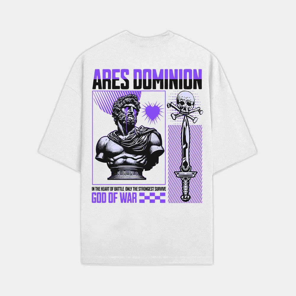 Camiseta Oversized Ares Domination Grego