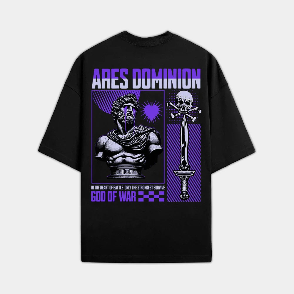 Camiseta Oversized Ares Domination Grego