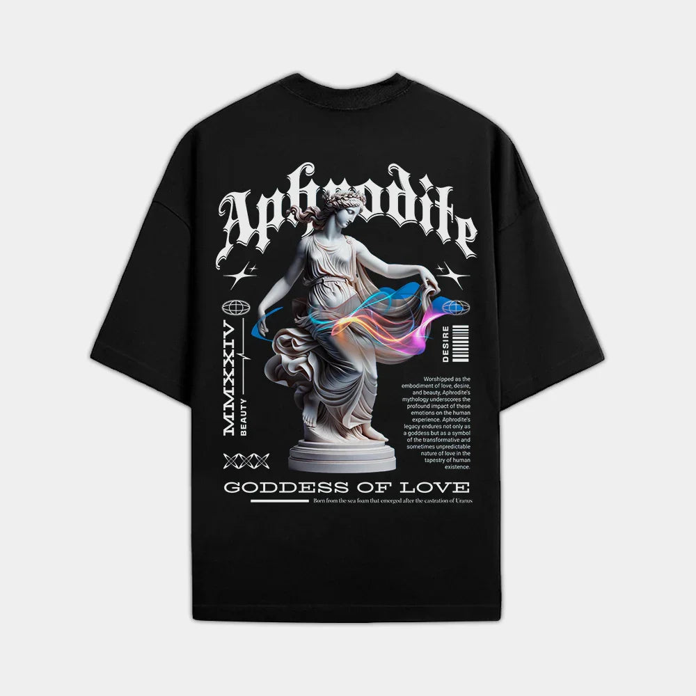Camiseta Oversized Aphrodite Grego Style