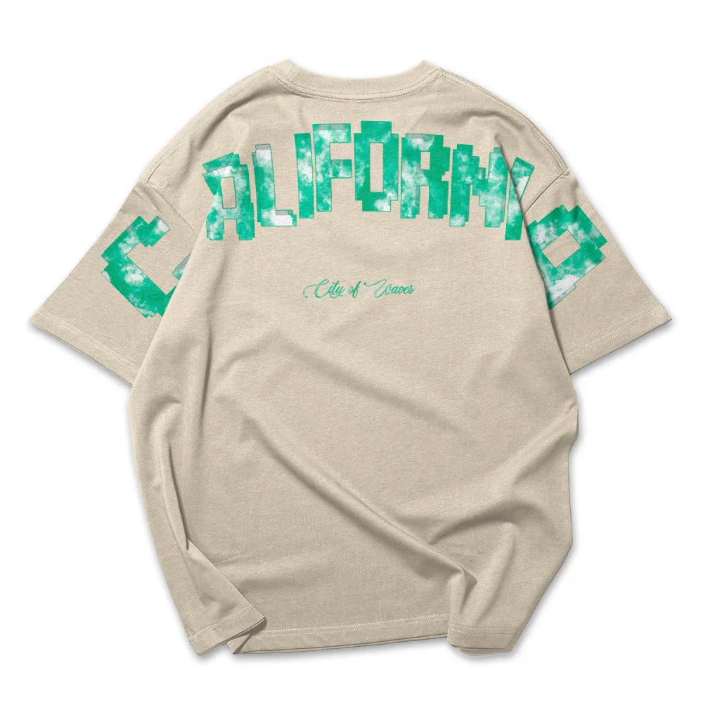 Camiseta Oversized Ombro á Ombro California