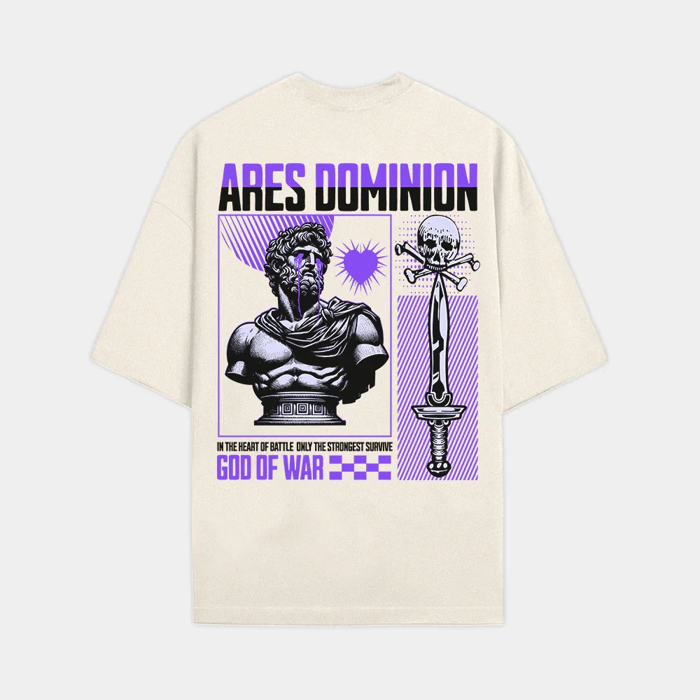 Camiseta Oversized Ares Domination Grego