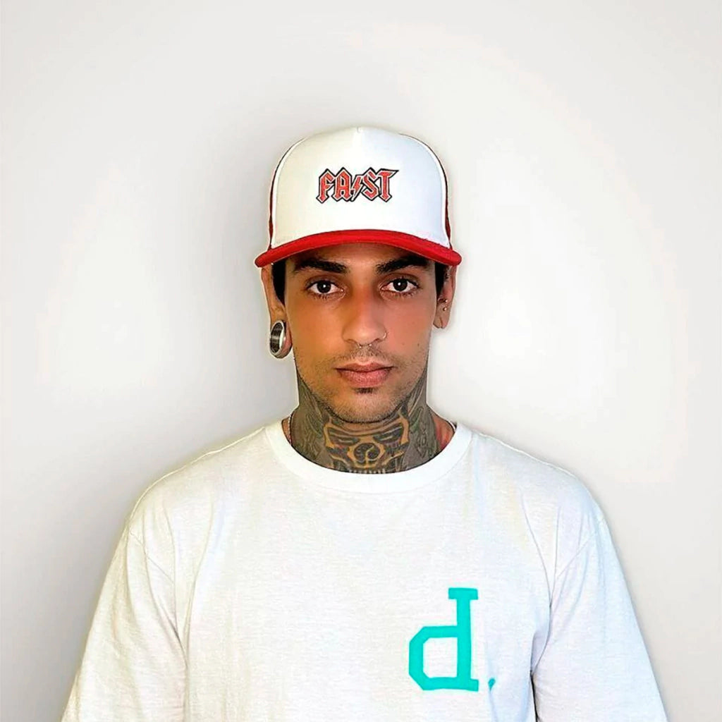 Boné Trucker Rock´n Red