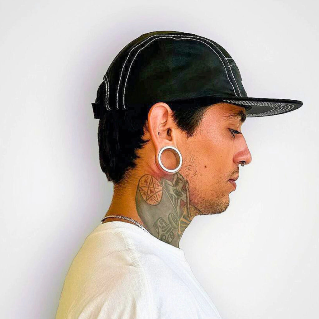 Boné Five Panel Tactel Black