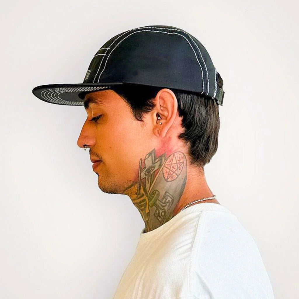 Boné Five Panel Tactel Black