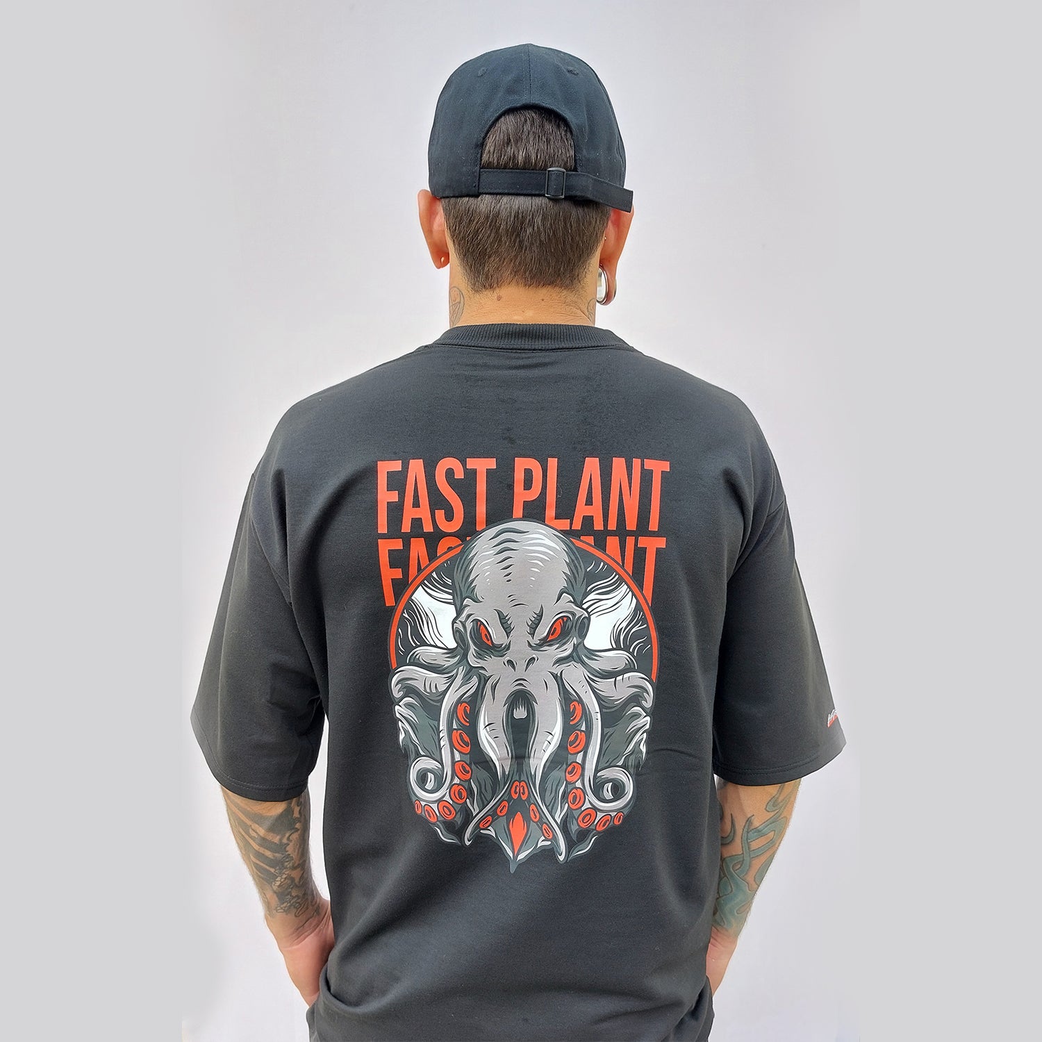 Camiseta oversized Premium Fast Plant Polvo