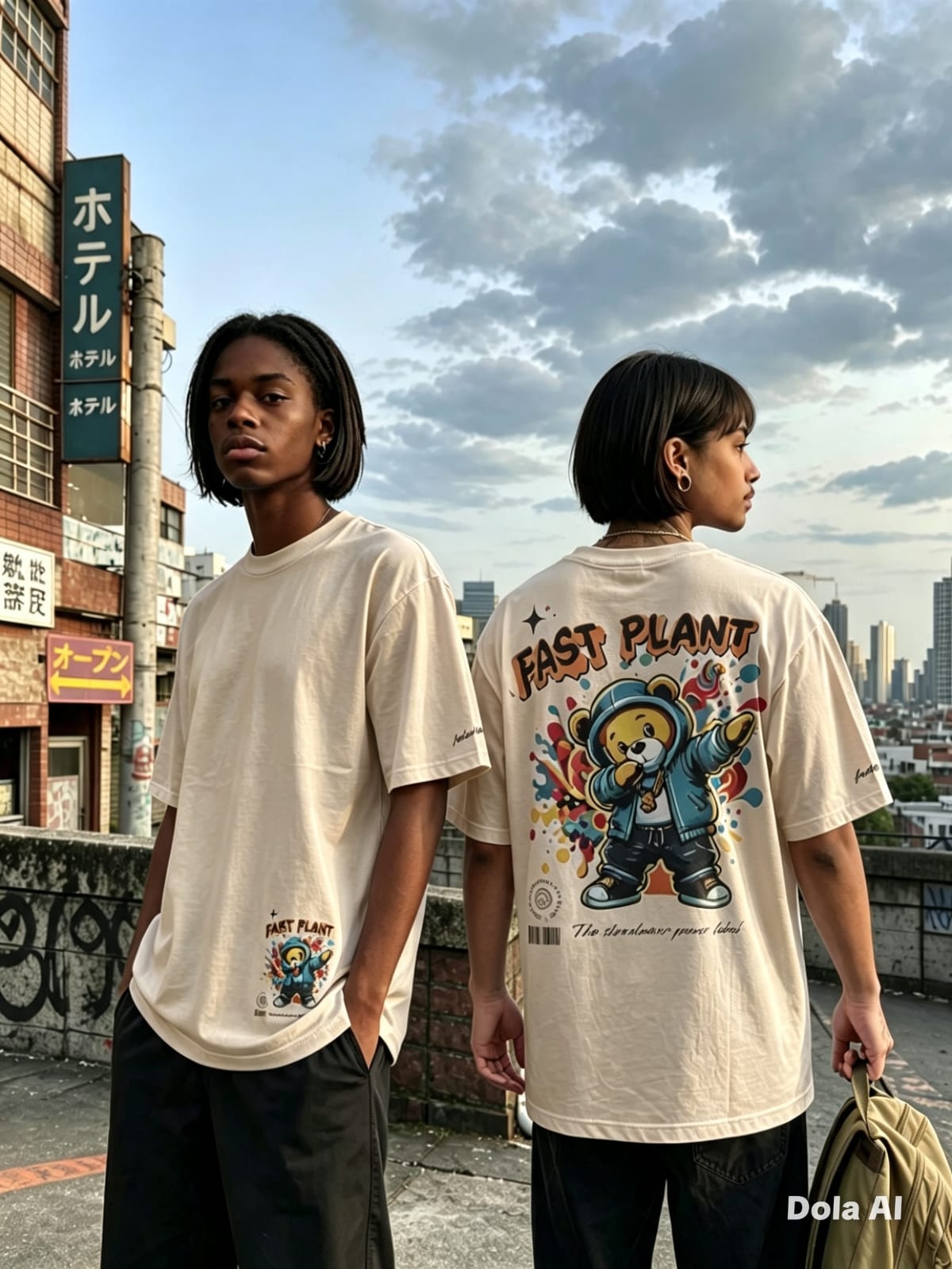 Camiseta Oversized Premium Fast Plant Ursinho