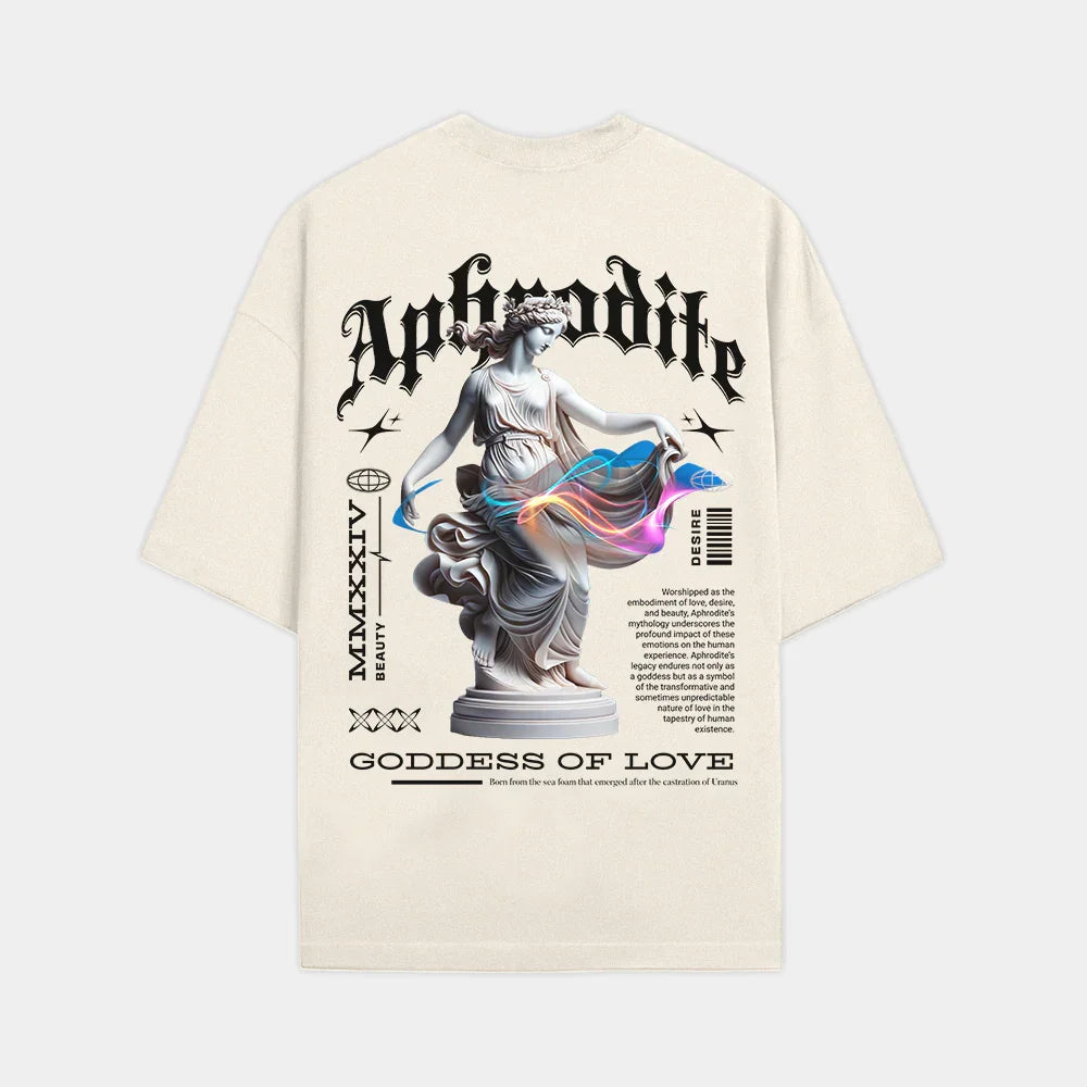 Camiseta Oversized Aphrodite Grego Style