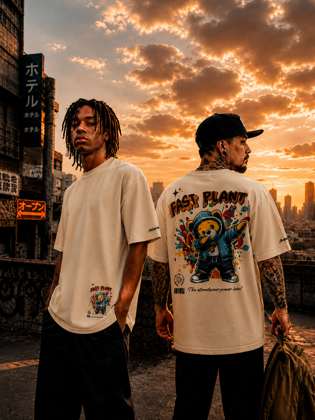 Camiseta Oversized Premium Fast Plant Ursinho