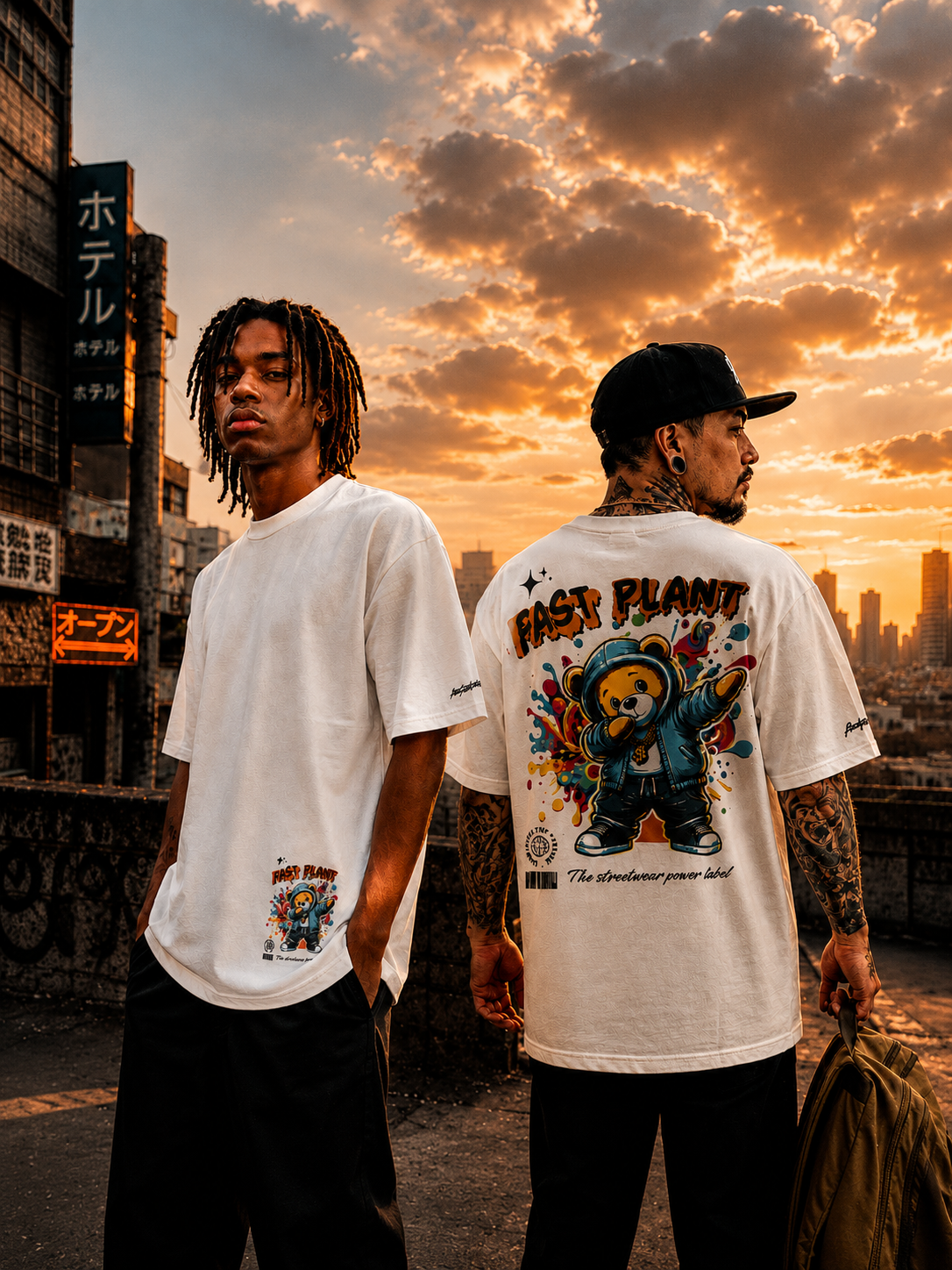 Camiseta Oversized Premium Fast Plant Ursinho