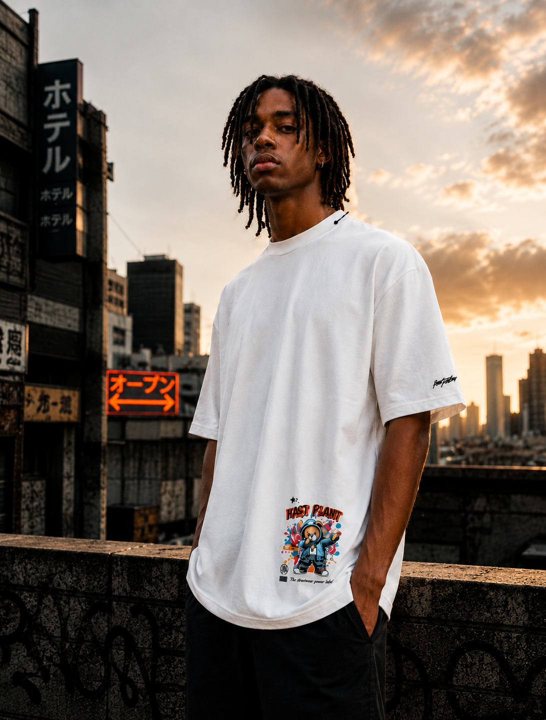 Camiseta Oversized Premium Fast Plant Ursinho