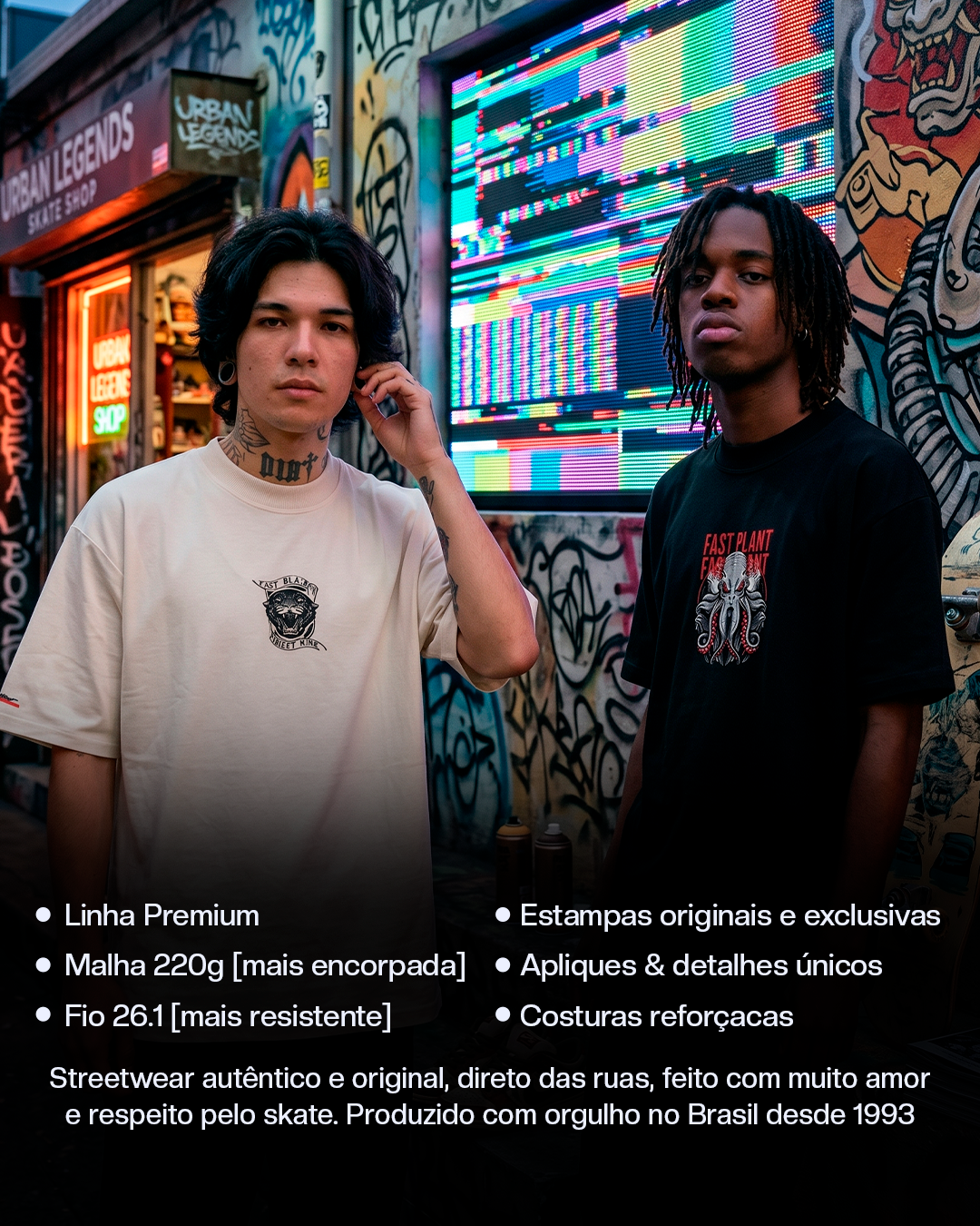 Combo 2 Camisetas Oversized Premium Streetwear