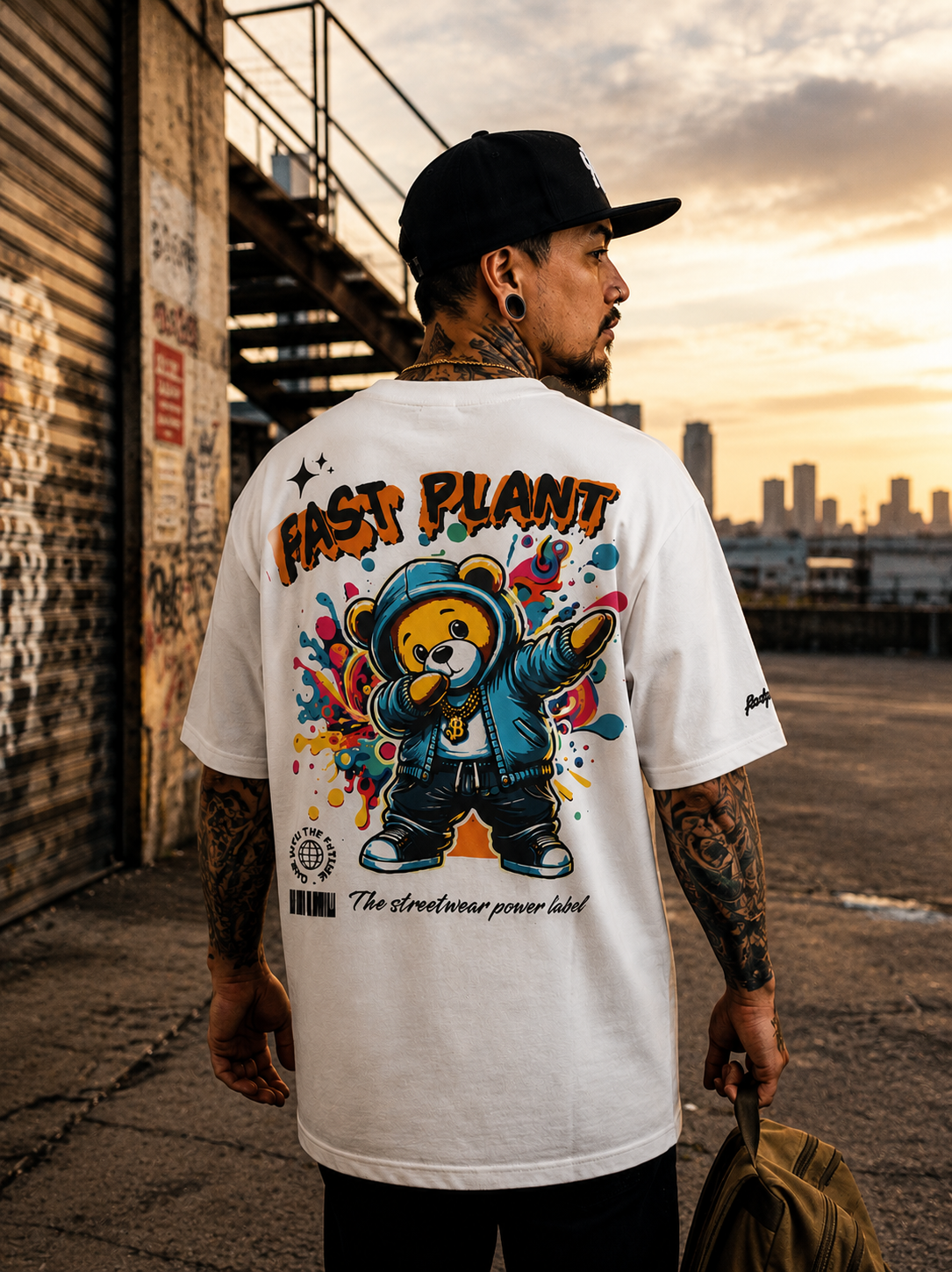 Camiseta Oversized Premium Fast Plant Ursinho