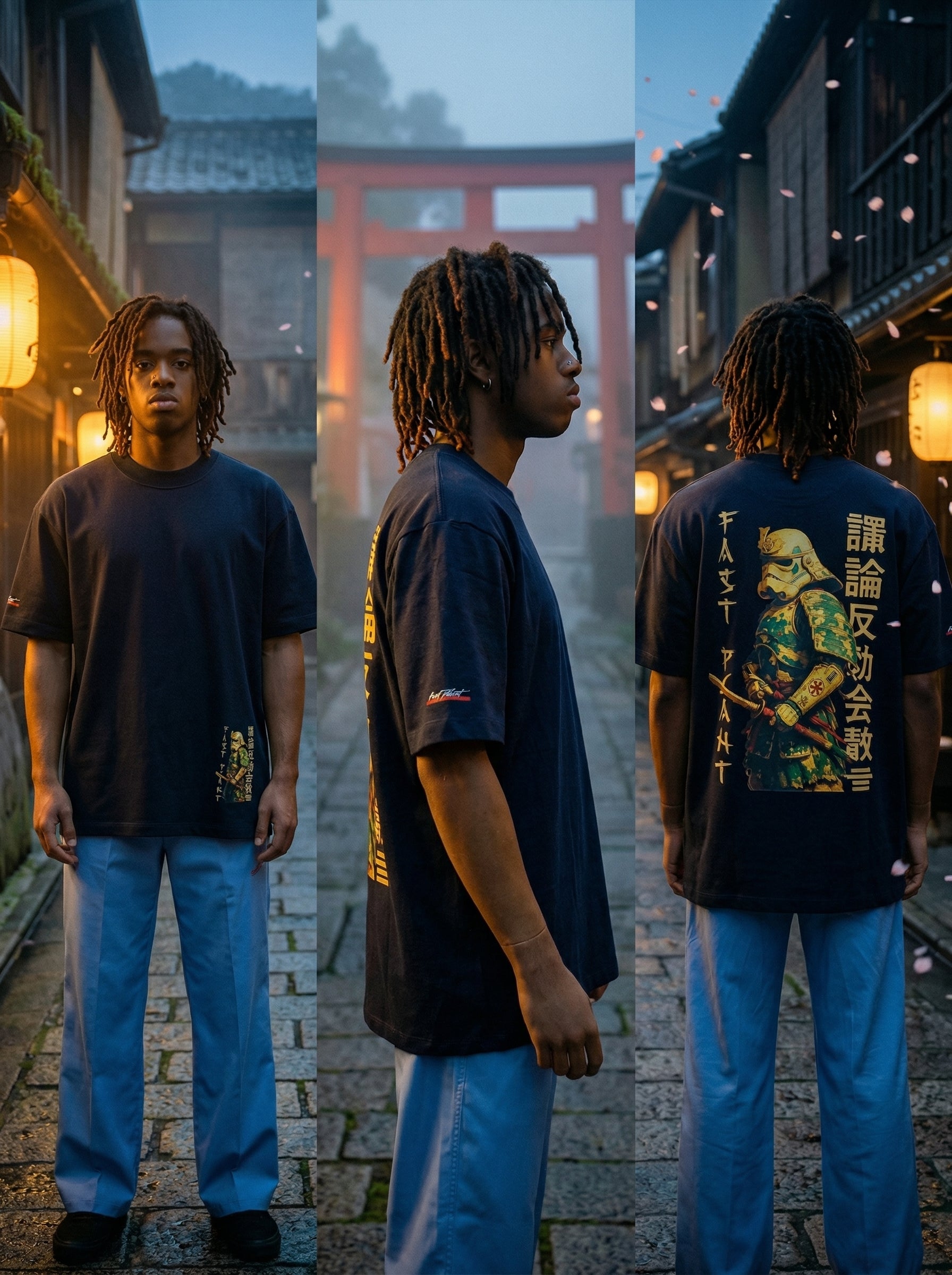Camiseta Oversized Premium Fast Plant Samurai