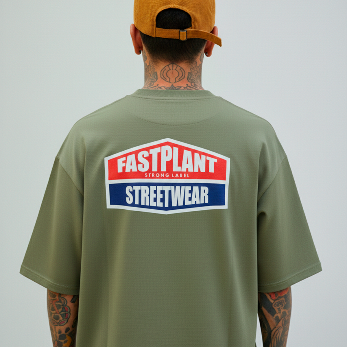 Camiseta Oversized Premium Fast Plant Street Logo