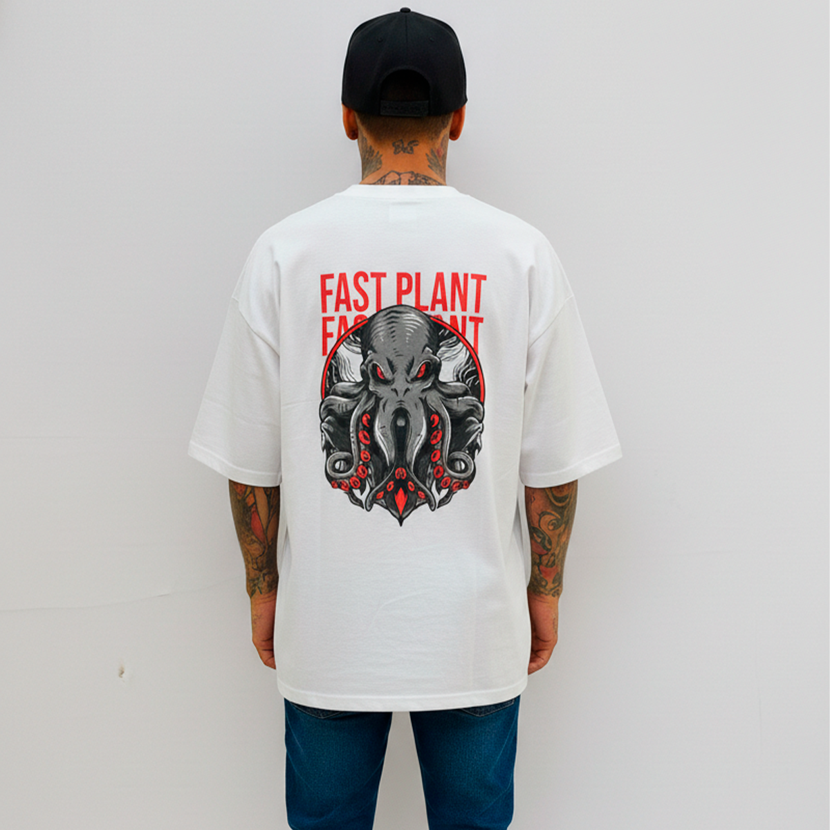 Camiseta Oversized Premium Fast Plant Polvo Br.