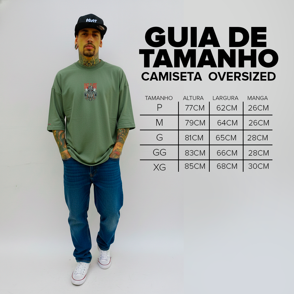 Camiseta Oversized Premium Fast Plant Polvo Vd.