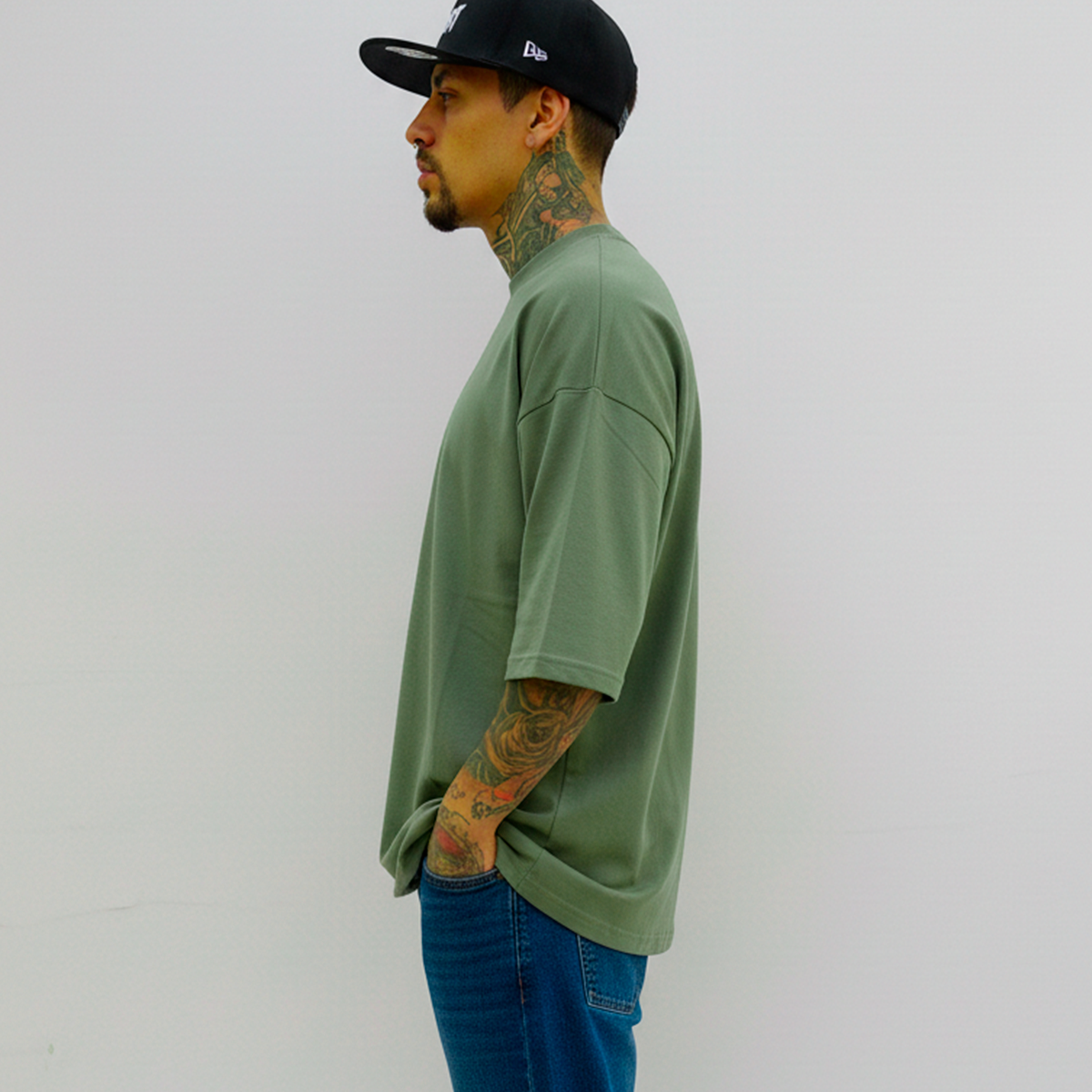 Camiseta Oversized Premium Fast Plant Polvo Vd.