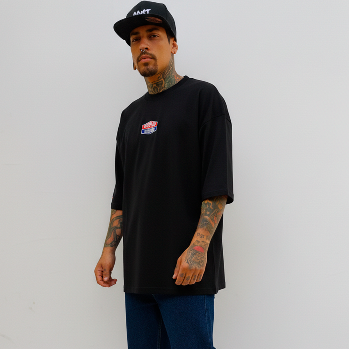 Camiseta Oversized Premium Fast Plant Street Logo Pt.