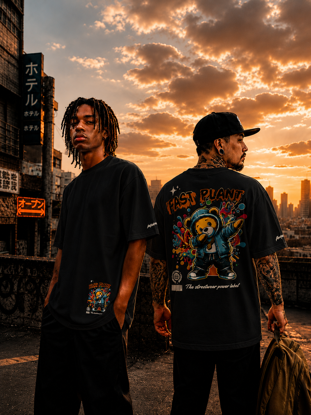 Camiseta Oversized Premium Fast Plant Ursinho