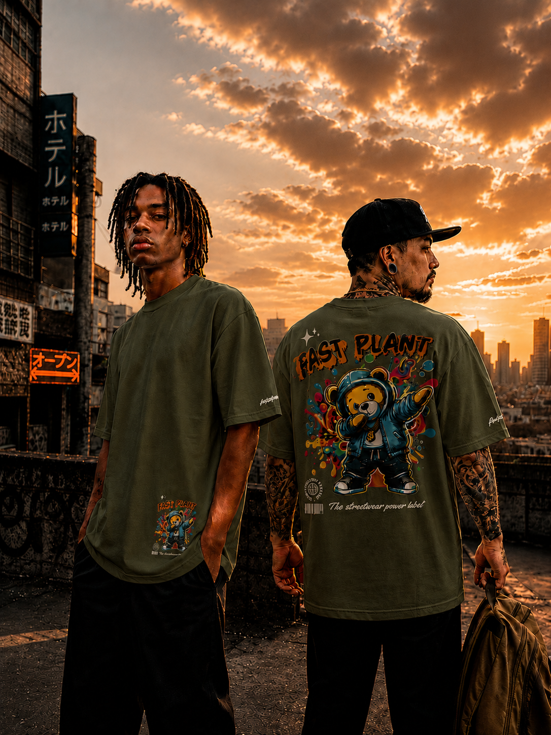 Camiseta Oversized Premium Fast Plant Ursinho