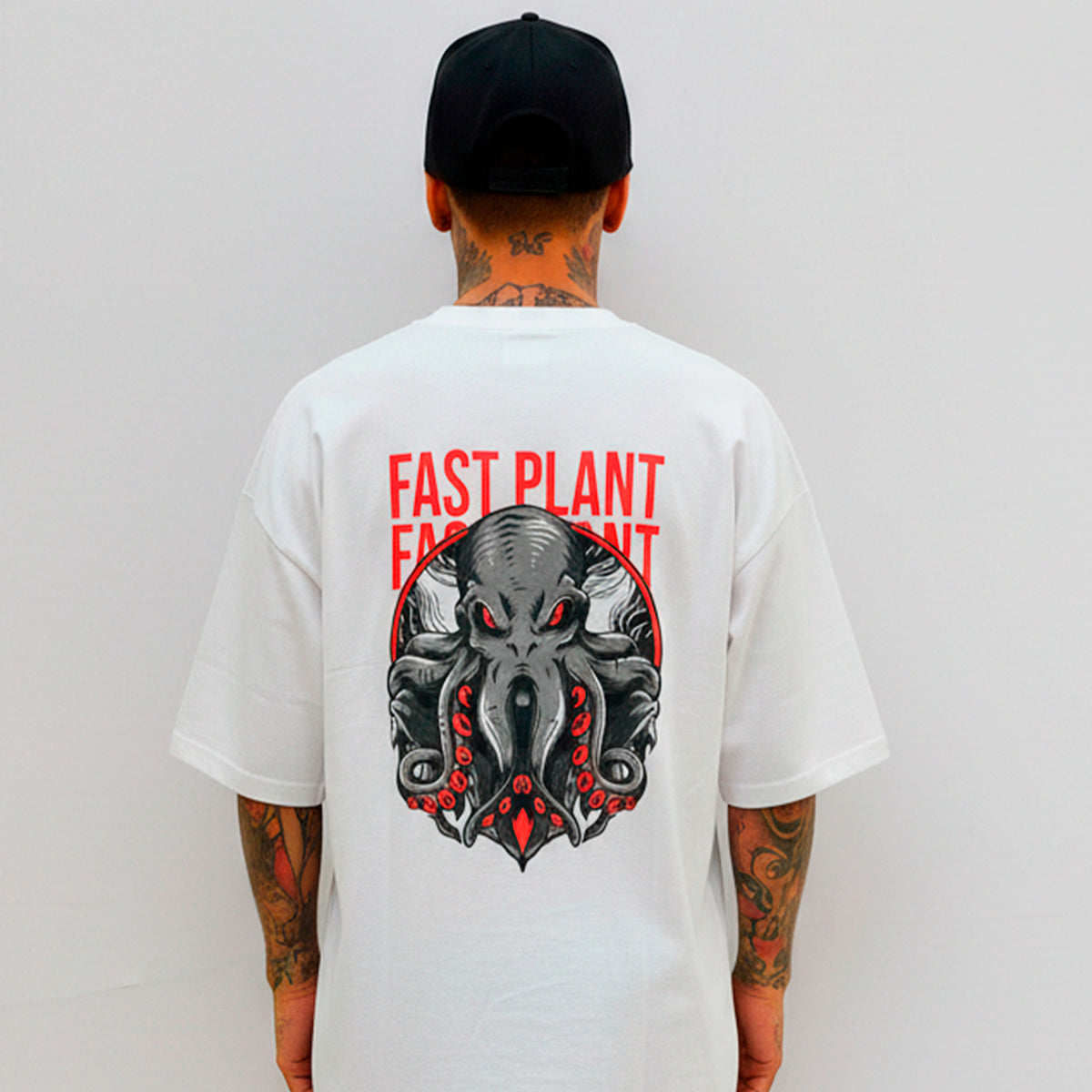 Camiseta oversized Premium Fast Plant Polvo