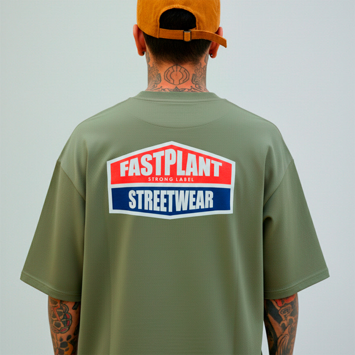 Camiseta Oversized Premium Fast Plant Street Logo