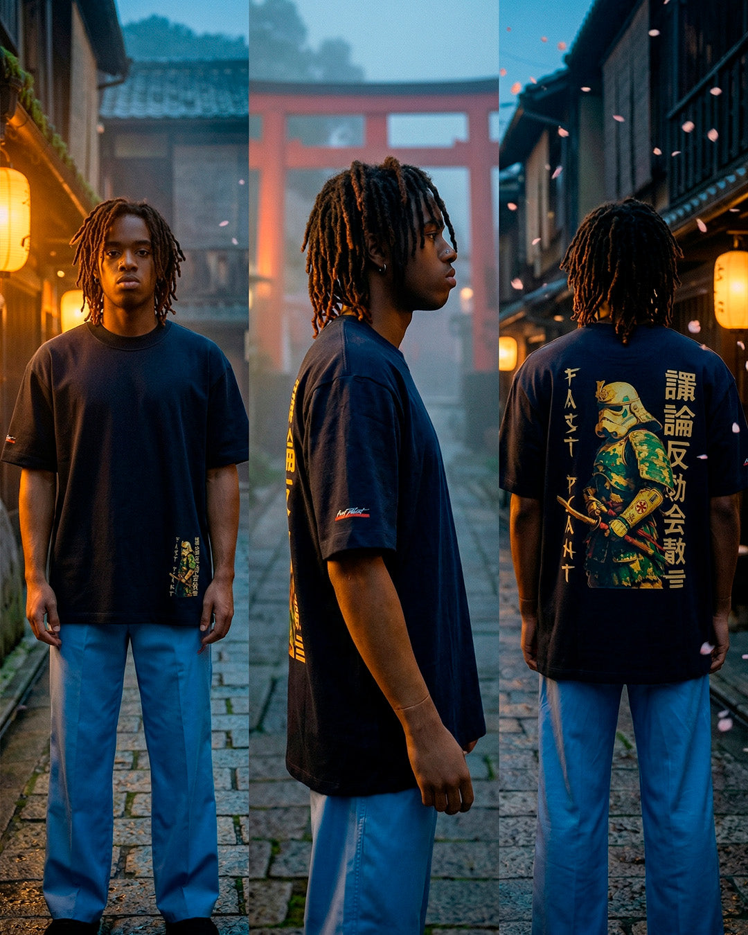 Camiseta Oversized Premium Fast Plant Samurai