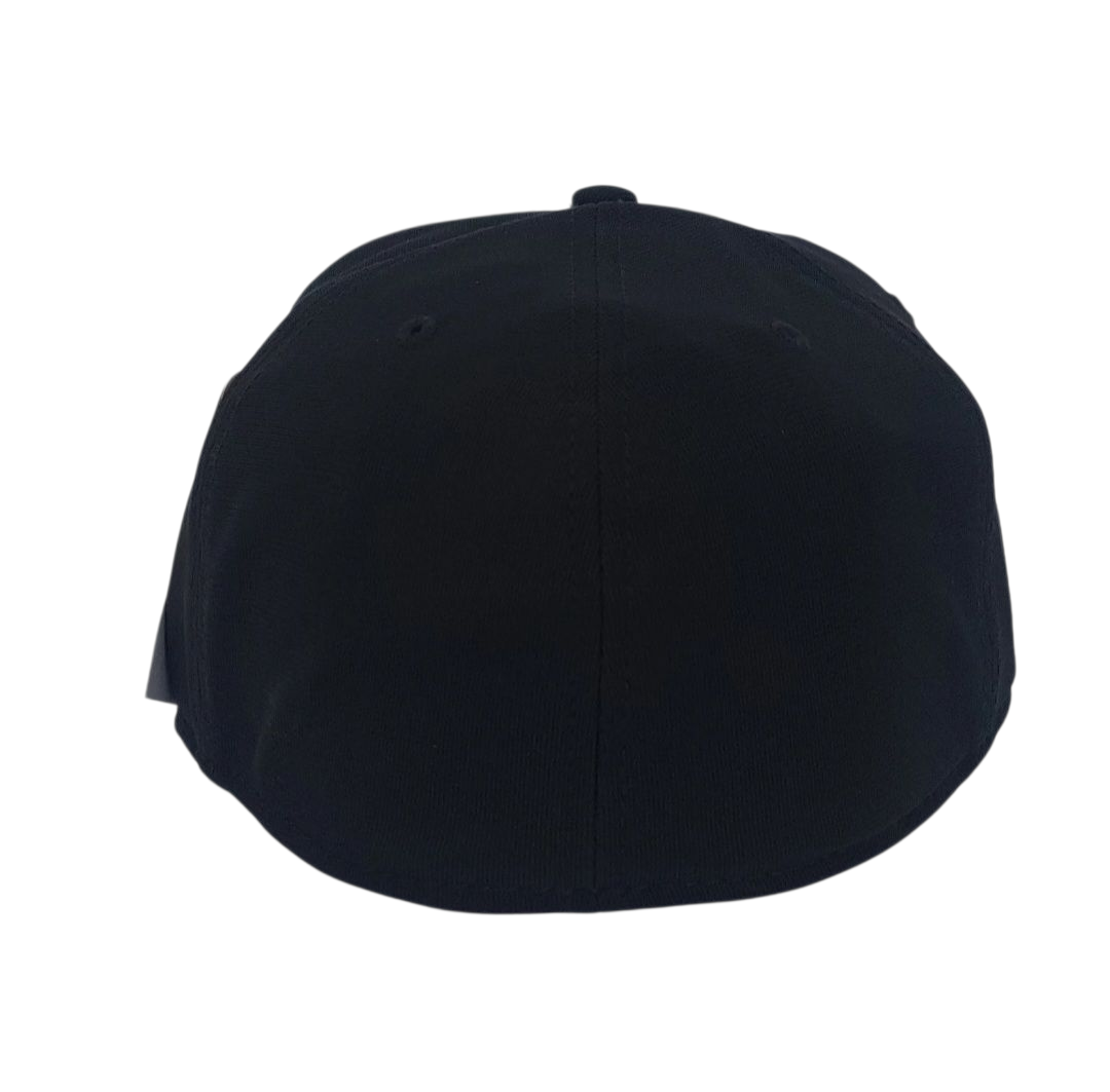 Boné Flex Fit preto aba reta bordado Fast rock