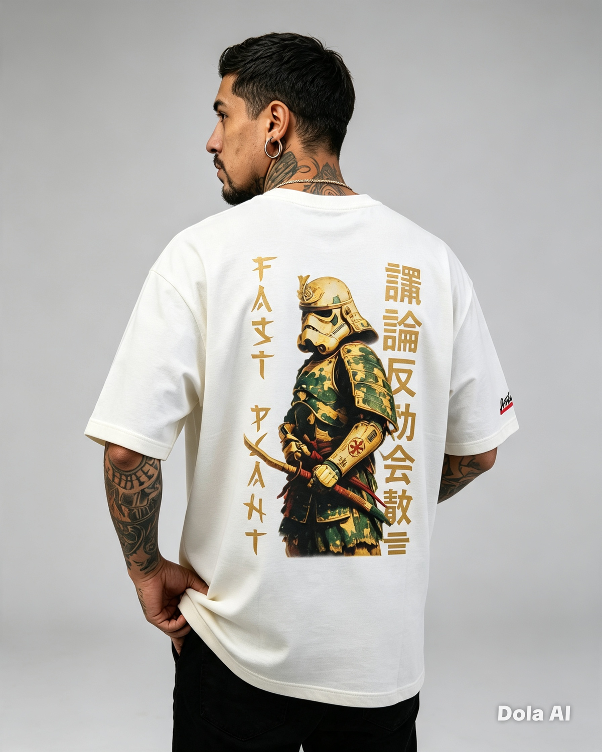 Camiseta Oversized Premium Fast Plant Samurai