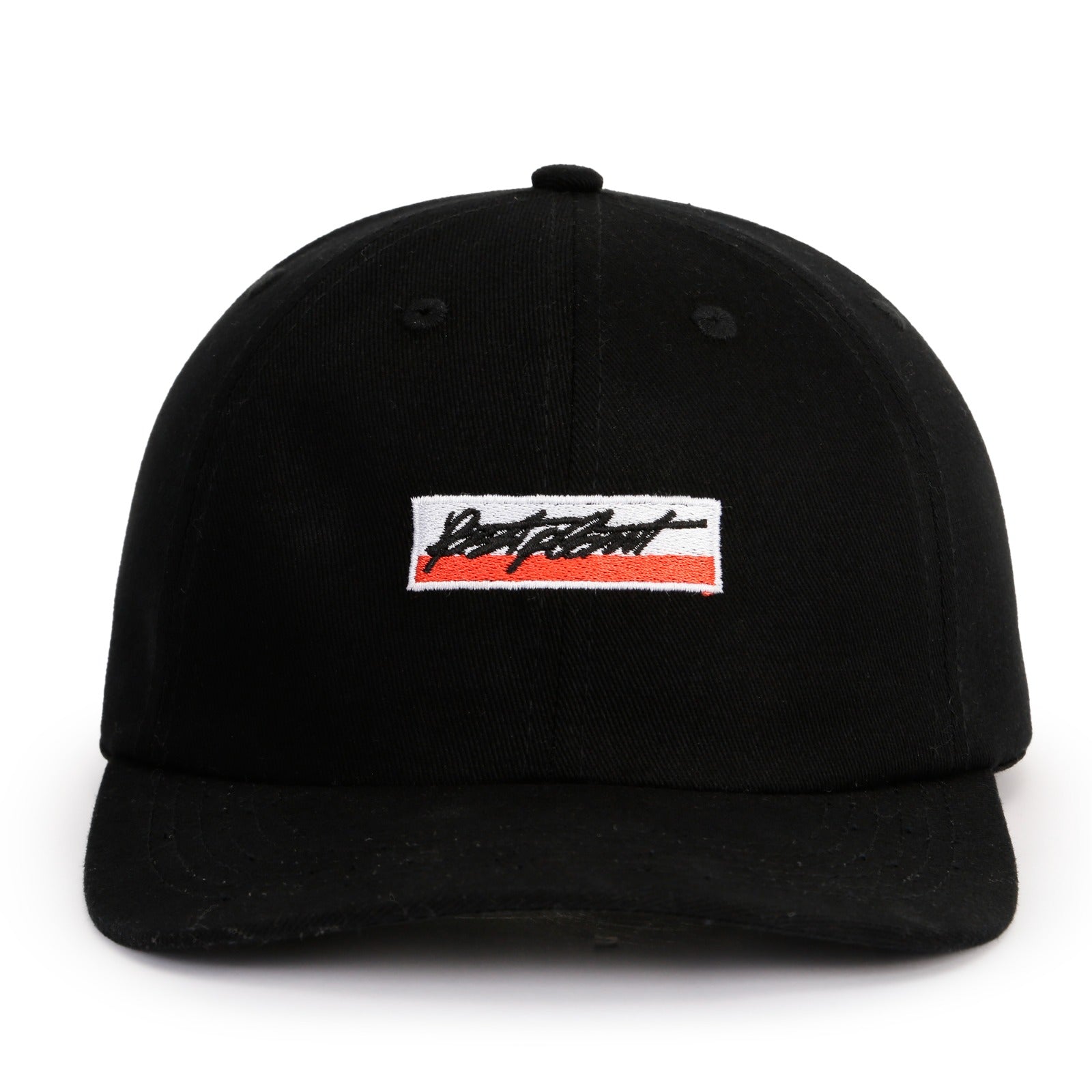 Boné Dad Hat regulador preto bordado