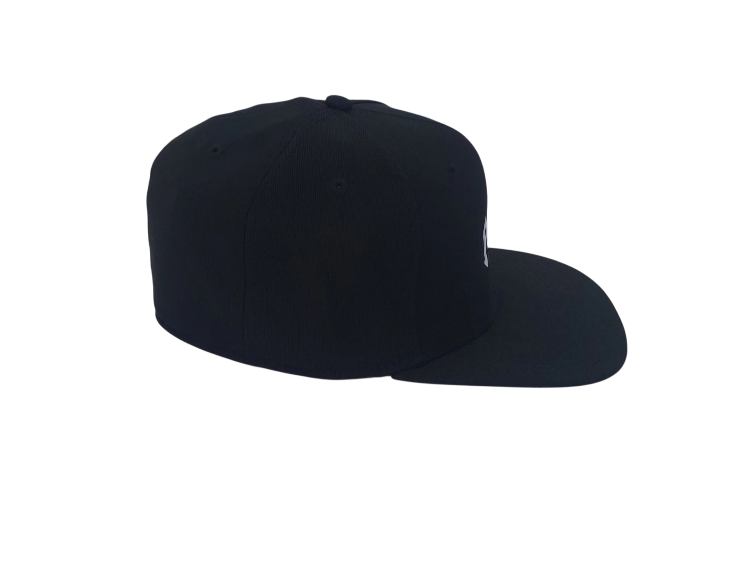 Boné Flex Fit preto aba reta bordado Fast rock